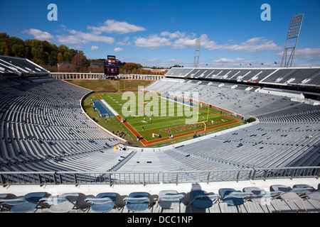 Oct 22, 2011; Charlottesville VA, USA; General view of Scott Stadium before the game between the Virginia Cavaliers and the North Carolina State Wolfpack. Stock Photo