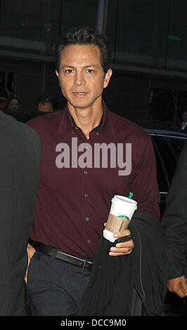 Benjamin Bratt  arrives at ABC's 'Good Morning America'  New York City, USA - 29.09.11 Stock Photo