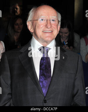 Michael D. Higgins Celebrities outside the RTE studios for The Late Late Show Dublin, Ireland - 30.09.11 Stock Photo