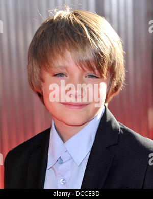 Dakota Goyo Los Angeles premiere of 'Real Steel' held at Universal City Walk Cinemas  Hollywood, California - 02.10.11 Stock Photo