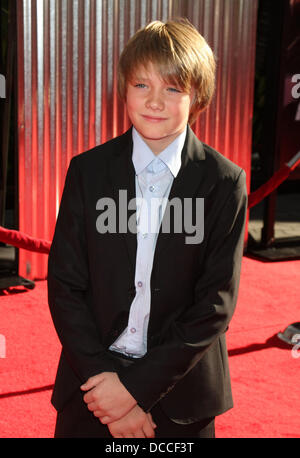 Dakota Goyo Los Angeles premiere of 'Real Steel' held at Universal City Walk Cinemas Hollywood, California - 02.10.11 Stock Photo