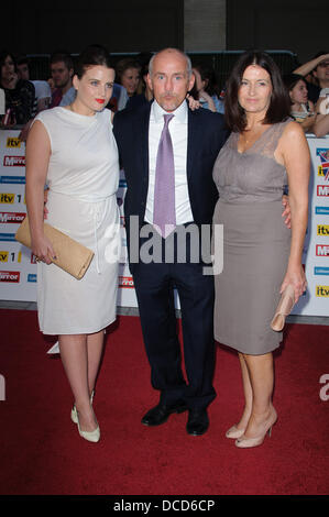 Barry McGuigan his wife Sandra and daughter  The Pride of Britain Awards 2011 - Arrivals  London, England - 03.10.11 Stock Photo