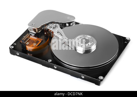 Hard disk drive inside Stock Photo