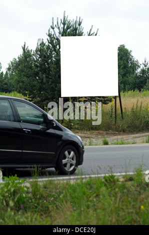 Photo of ad billboard in a city Stock Photo