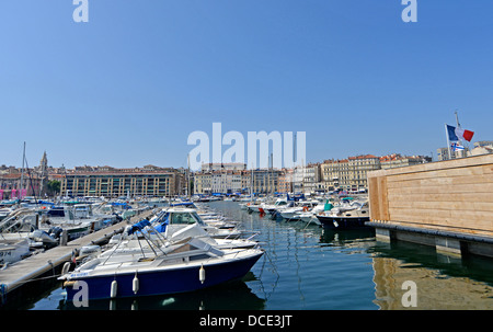 Vieux port Marseille Bouche-du-Rhone Cote D'Azur France Stock Photo