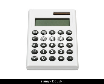 Hand pocket calculator Stock Photo