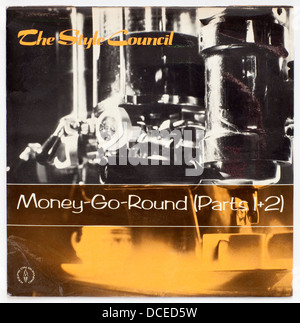 The Style Council - Money Go Round (Pts 1 & 2) - picture cover,1983 single on Polydor - Editorial use only