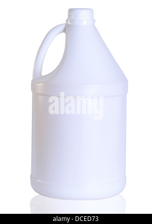 White jerry can Stock Photo