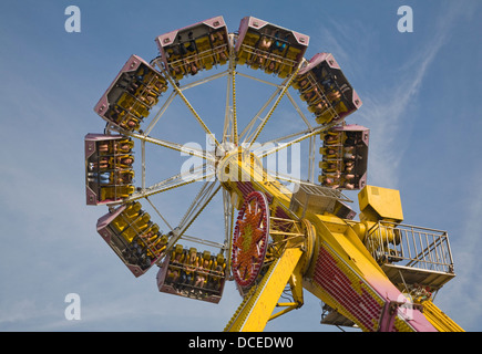 Evolution ride Pleasure Beach funfair, Great Yarmouth, Norfolk, England Stock Photo