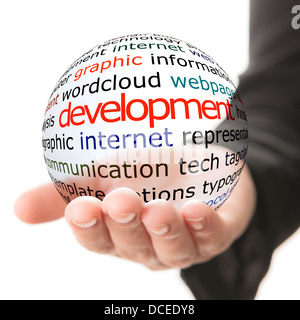 Concept of social development Stock Photo
