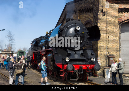 Steam locomotive Borsig 03 2155-4 (DRG Class 03) Stock Photo