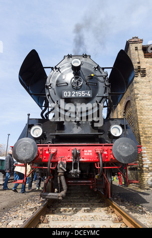 Steam locomotive Borsig 03 2155-4 (DRG Class 03) Stock Photo