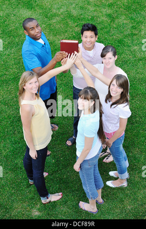 A Diverse Group Of Christian Young Adults Stock Photo