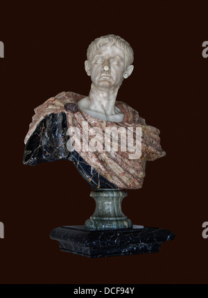 Marcus Ulpius Nerva Traianus. Roman Emperor Trajan (53-117). Florentine bust. Stock Photo