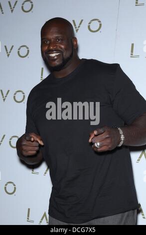 Las Vegas, NV. 16th Aug, 2013. Shaquille O'Neal at arrivals for Basketball Superstar Shaquille O’Neal hosts LAVO Nightclub, LAVO Nightclub at The Palazzo Resort-Hotel-Casino, Las Vegas, NV August 16, 2013. Credit:  MORA/Everett Collection/Alamy Live News Stock Photo