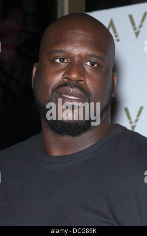 Las Vegas, NV. 16th Aug, 2013. Shaquille O'Neal at arrivals for Basketball Superstar Shaquille O’Neal hosts LAVO Nightclub, LAVO Nightclub at The Palazzo Resort-Hotel-Casino, Las Vegas, NV August 16, 2013. Credit:  MORA/Everett Collection/Alamy Live News Stock Photo