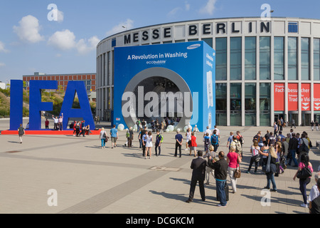 Entrance south to trade fair IFA 'Internationale Funkausstellung', Consumer Electronics Trade Fair, Berlin Stock Photo