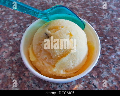 Ice Cream In Paper Cup Stock Photo