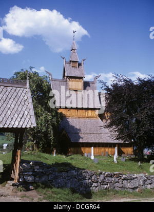 Hopperstad Stave Church (c. 1150), near Vikoyri, Vik, Norway 690801 102 Stock Photo