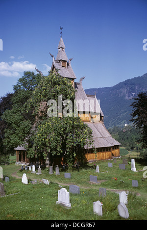 Hopperstad Stave Church (c. 1150), near Vikoyri, Vik, Norway 690801 103 Stock Photo