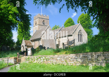 The Church of St. Edward the King & Martyr, in Evenlode, Gloucestershire, England Stock Photo