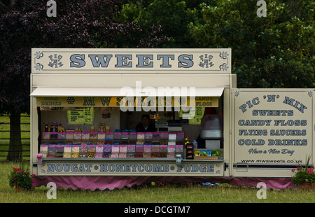 The De Havilland moth club 28th international rally, a sweet stall ready for the spectators Stock Photo