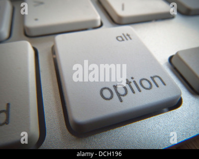 Keyboard, option buttons Stock Photo