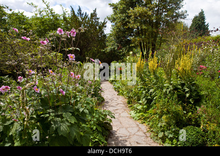 The beautiful Chalice Well Gardens in Glastonbury. Stock Photo