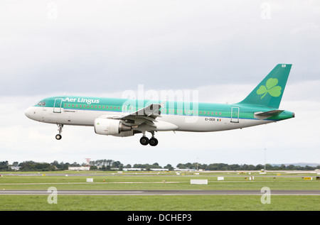 Aer lingus plane at dublin airport Stock Photo