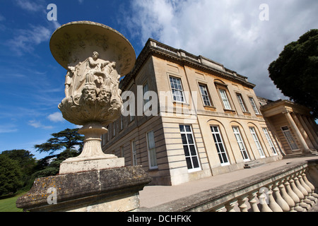 Ornamental Greek Urn on the terrace of Blaise Castle House Museum, Henbury, Bristol, England, UK. Stock Photo