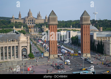 Espanya in the Sants-Montjuic district, Barcelona, Catalonia, Spain. Stock Photo