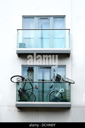 Above the Bicycle shop in Hampton Wick High Street. Although this advertises the shop, it also made me laugh. Stock Photo