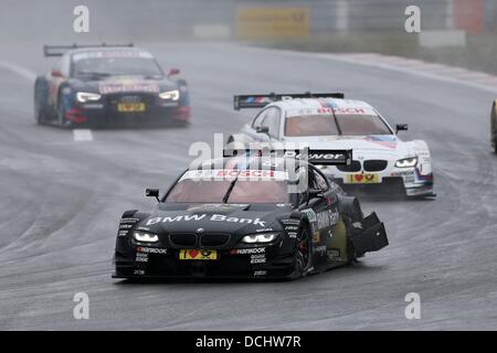 Nuerburg, Germany. 18th Aug, 2013. Canadian BMW driver Bruno Spengler in action at the German Touring Car Masters (DTM) qualification at the Nuerburgring racing curcuit near Nuerburg, Germany, 18 August 2013. Photo: Thomas Frey/dpa/Alamy Live News Stock Photo