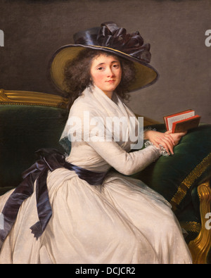 18th century  -  Comtesse de la Châtre, Later Marquise de Jaucourt, 1789 - Elisabeth Louise Vigée le Brun Philippe Sauvan-Magnet Stock Photo