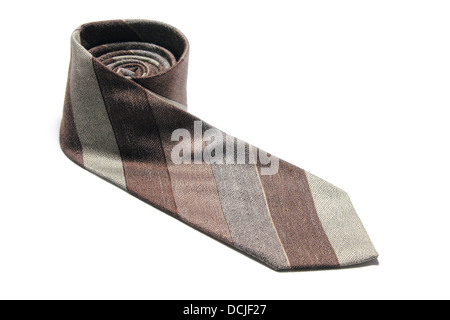 Rolled Up Necktie Stock Photo