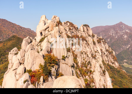 Ulsan Bawi in Seoraksan National Park South Korea in Autumn Stock Photo