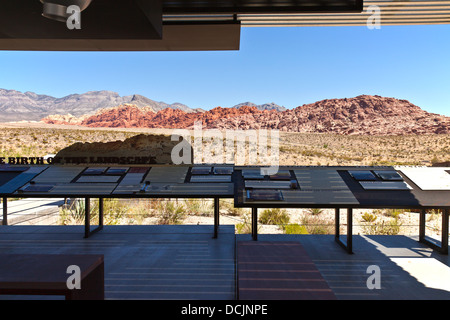 LAS VEGAS - May 31 2013: A view of The Big Stretch is shown at the Red Rock Canyon Visitor Center on May 31, 2013 in Las Vegas. Stock Photo
