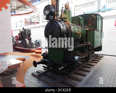 Lokomotivfabrik Krauss & Comp. AG No 6051 Teknikens och Sj C3 B6fartens hus, Science and Maritime House Stock Photo