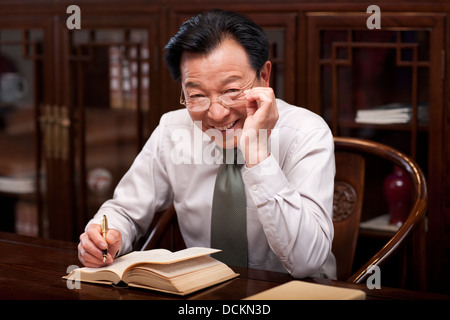 Delighted businessman Stock Photo