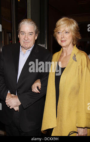 Patrick McGrath and Maria Aitken  Opening night of the Broadway play 'Man And Boy' at Roundabout Theatre Company's American Airlines Theatre - Arrivals.   New York City, USA - 08.10.11 Stock Photo
