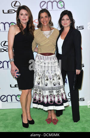 Jane Leeves, Wendie Malick, Valerie Bertinelli  The 2011 Environmental Media Awards held at the Warner Brothers Studio - Arrivals Beverly Hills, California - 15.10.11 Stock Photo