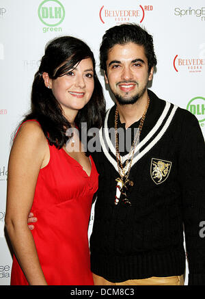 Ines Ferre and DJ Cassidy celebrities attend the 'Hands for Haiti' benefit in New York City New York City, USA - 19.10.11 Stock Photo