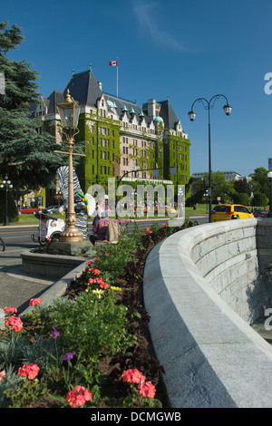 EMPRESS HOTEL INNER HARBOUR VICTORIA VANCOUVER ISLAND BRITISH COLUMBIA CANADA Stock Photo