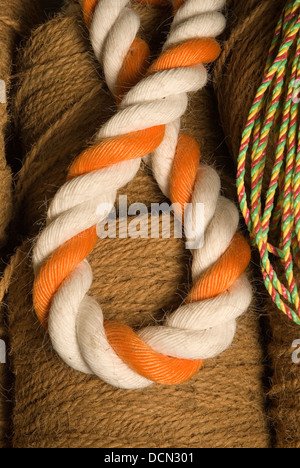 Historic Dockyards rope making traditional way. 2013 Chatham Kent England 2010s UK. HOMER SYKES Stock Photo