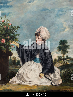 18th century  -  Lady Caroline Howard, 1778 - Sir Joshua Reynolds Philippe Sauvan-Magnet / Active Museum Stock Photo