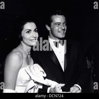 ROBERT GOULET with wife Carol Lawrence at Goulet opening.Supplied by   Photos, inc.(Credit Image: © Supplied By Globe Photos, Inc/Globe Photos/ZUMAPRESS.com) Stock Photo