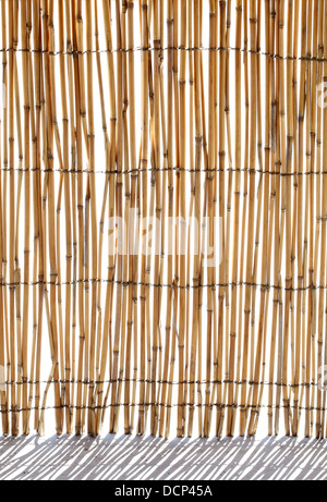 bamboo blind for background Stock Photo