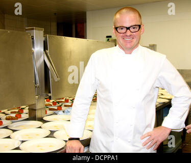Heston Blumenthal Art and Food Gala Dinner at the Savoy Hotel London, England - 07.11.11 Stock Photo