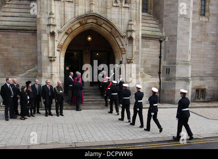 Atmosphere The funeral of Sir Jimmy Savile held at Leeds Cathedral Leeds, England - 09.11.11 Stock Photo