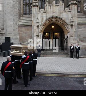 Atmosphere  The funeral of Sir Jimmy Savile held at Leeds Cathedral Leeds, England - 09.11.11 Stock Photo